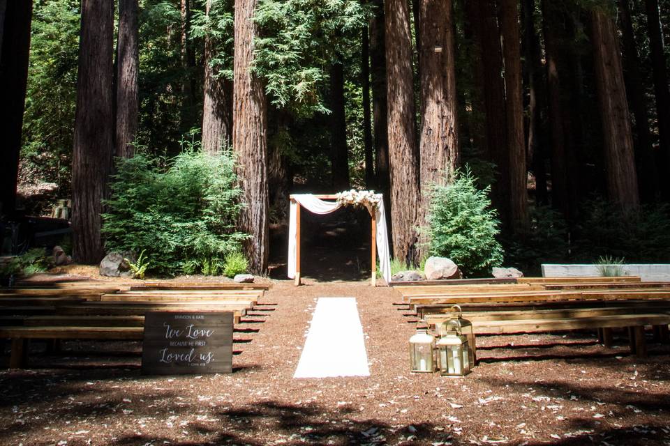 Altar in the forest