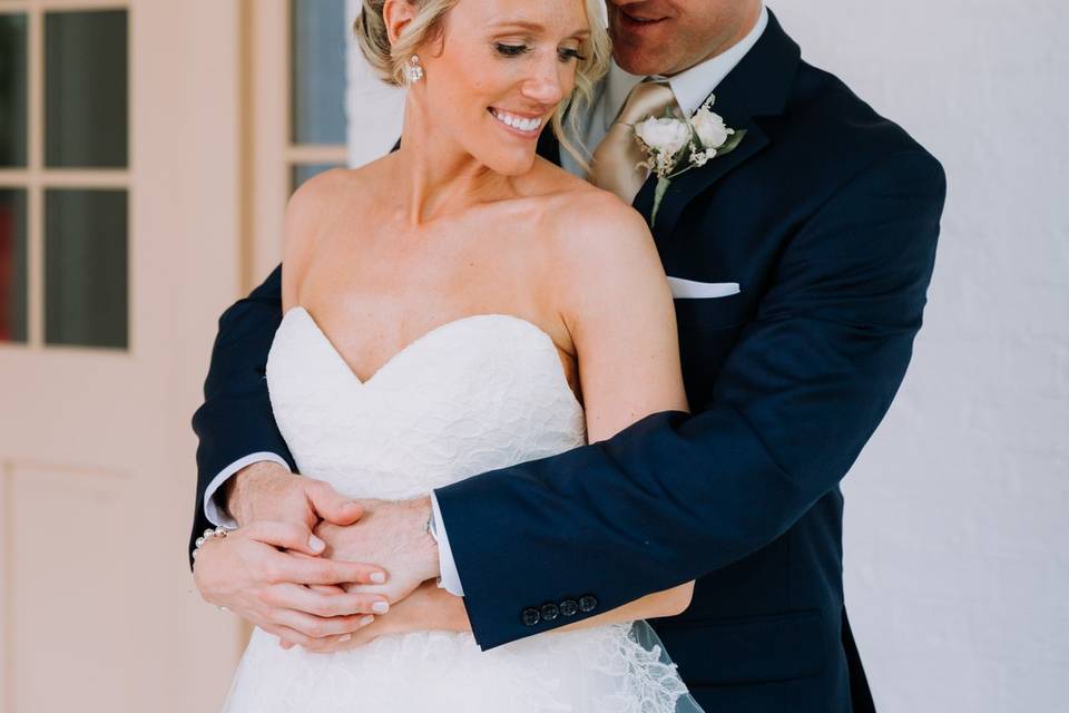 Married and glowing.