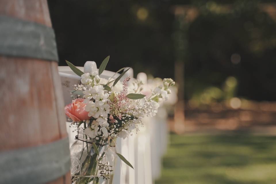 Wedding flower details