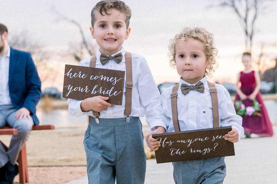 Adorable ring bearers