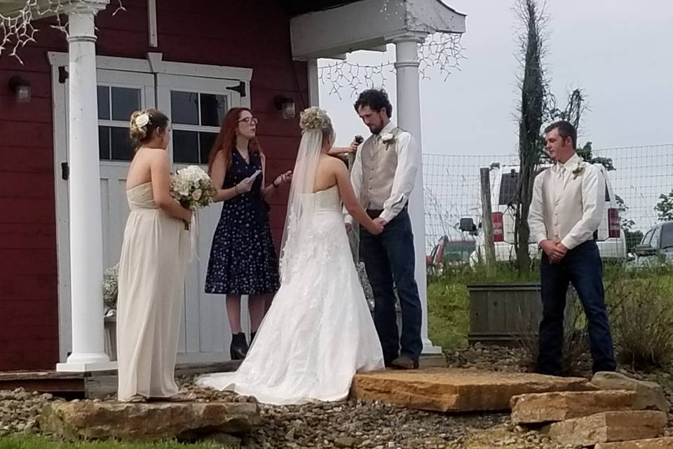 A real DUDE Ranch wedding!