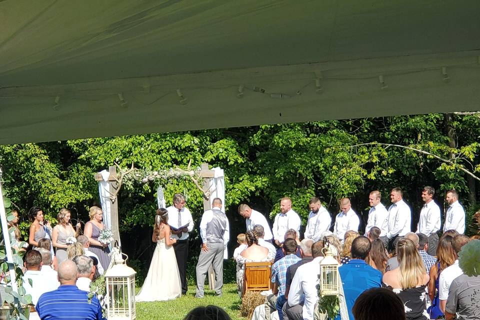 A real DUDE Ranch wedding!