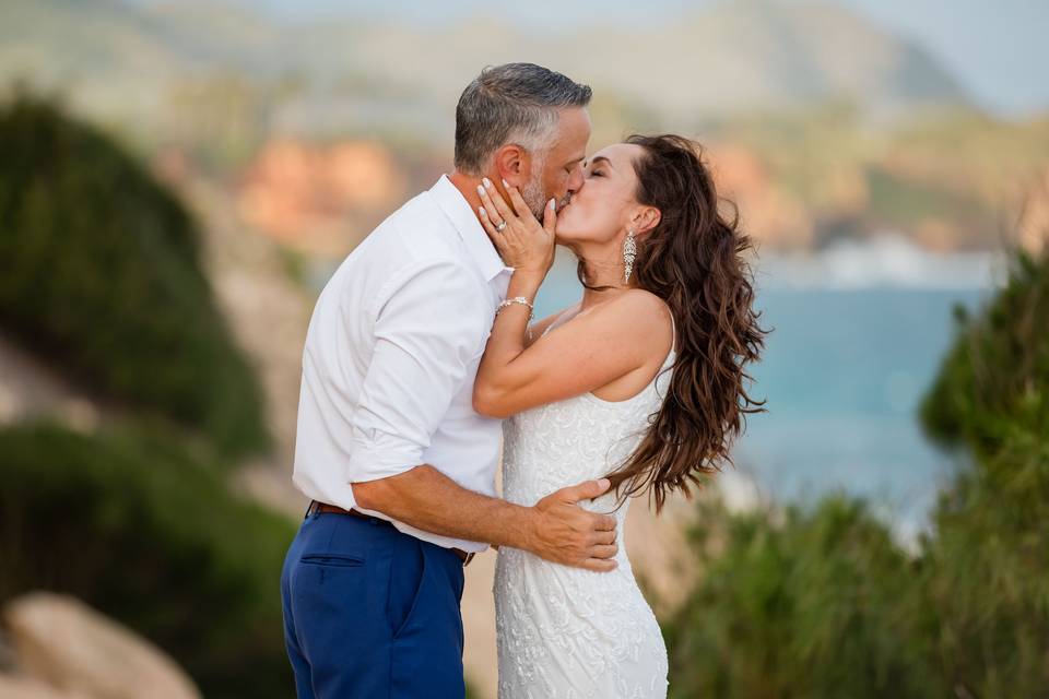 Cliffside elopement