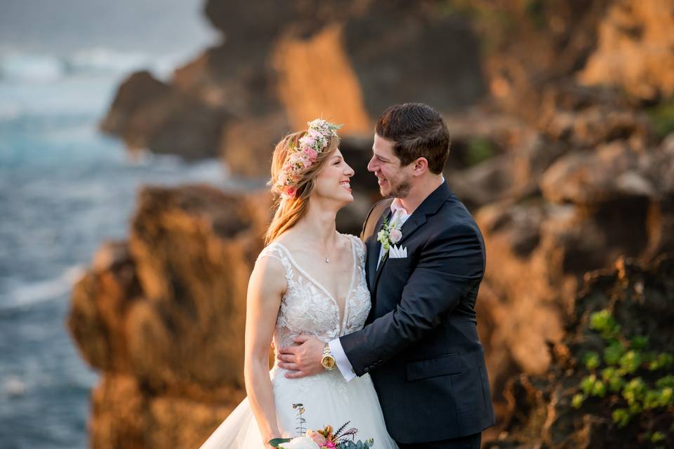 Cliffside elopement