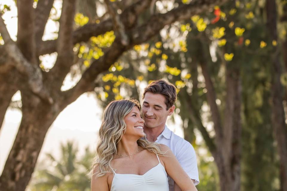 Beach elopement