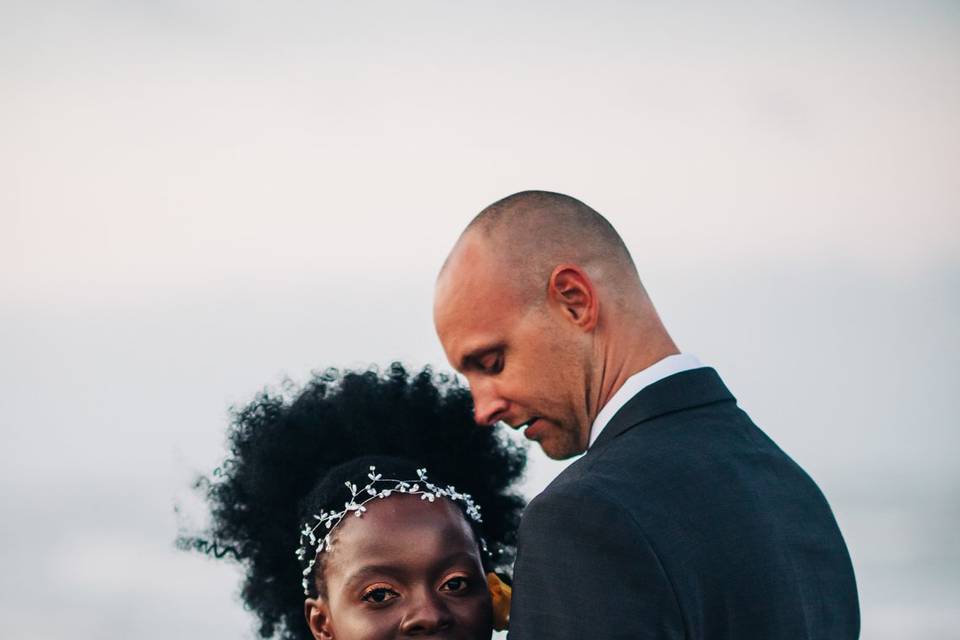 The happy couple