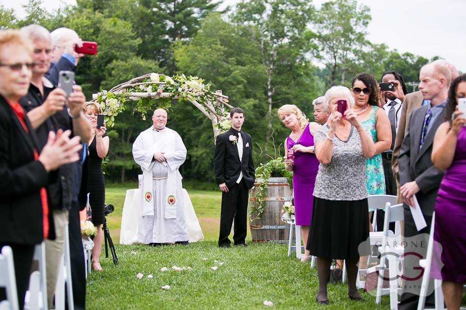 Waiting for the bride