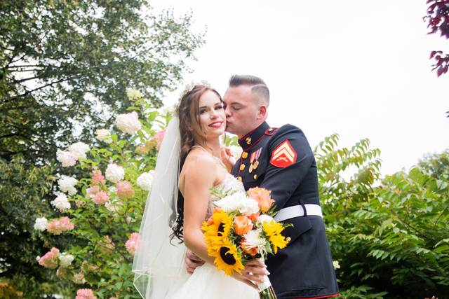 The happy couple