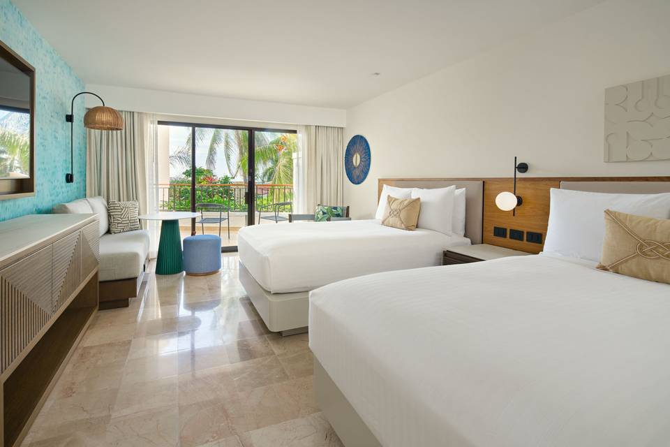 Garden view room