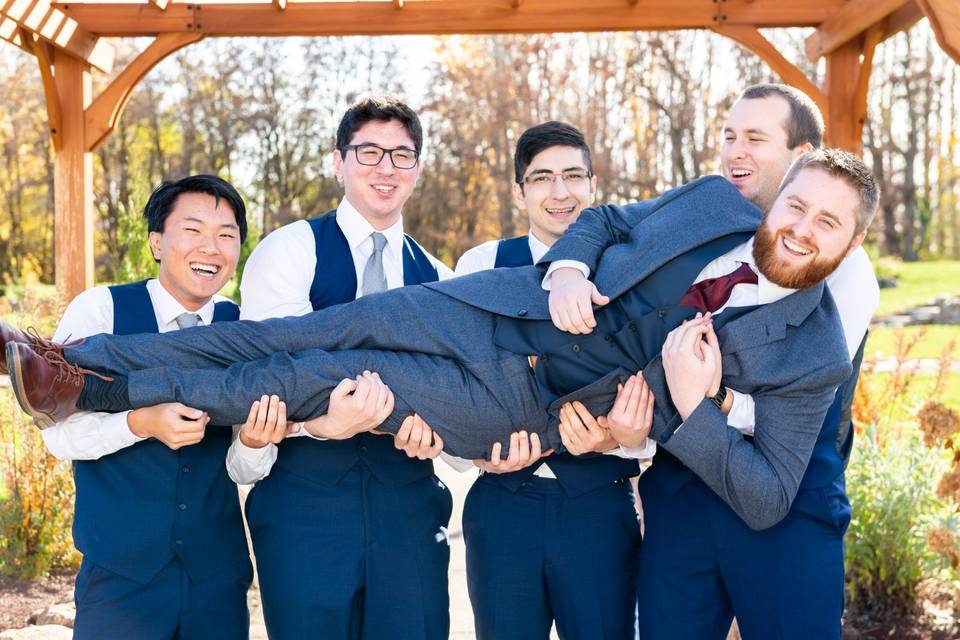 Brian Angers Photography - groom and groomsmen