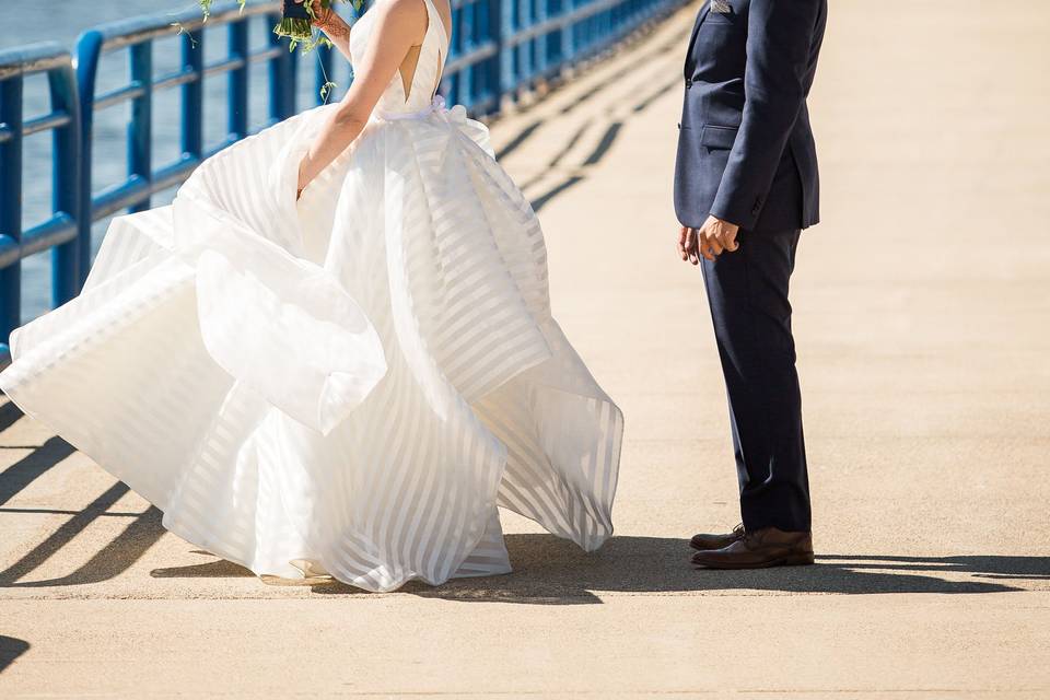 Creative couple's portrait