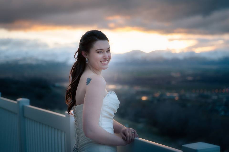 Mountain Bridals at Sunset