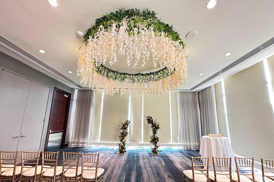 Wisteria Chandelier and Arch