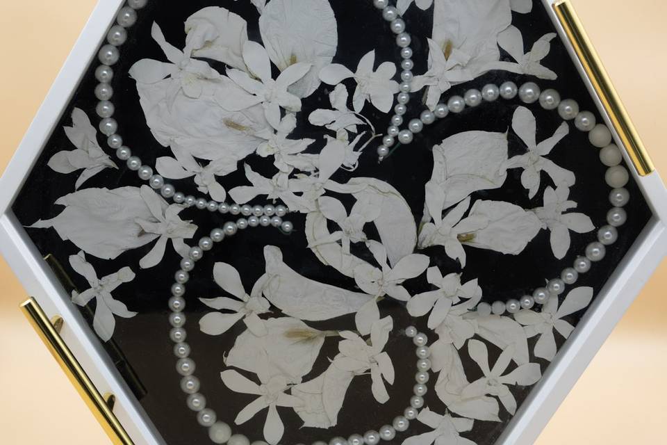 Hexagon Ottoman Tray