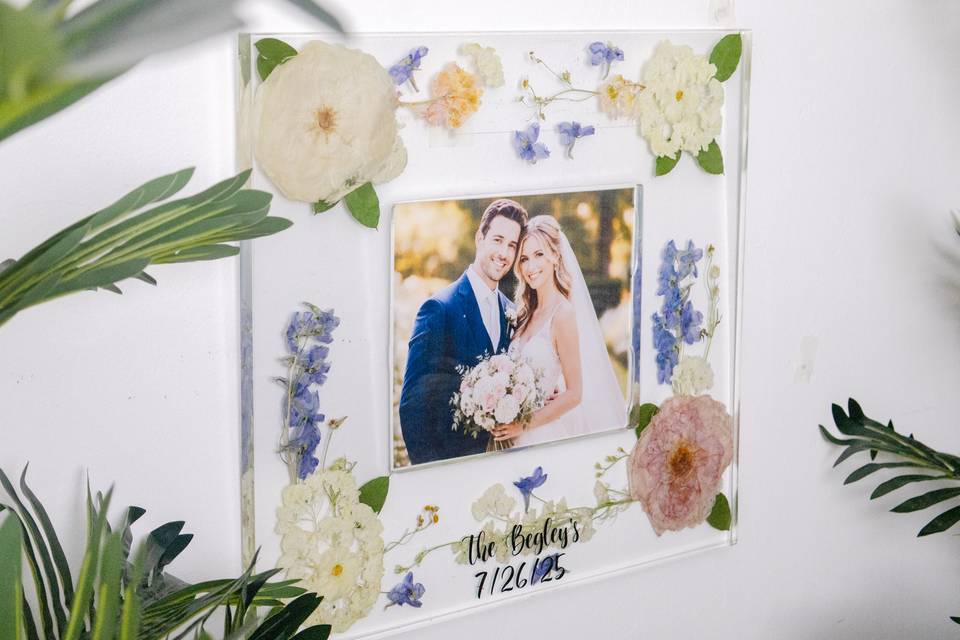 Pressed Flower Photo Frame