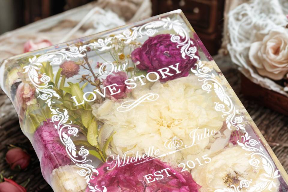 Our Love Story Book Display