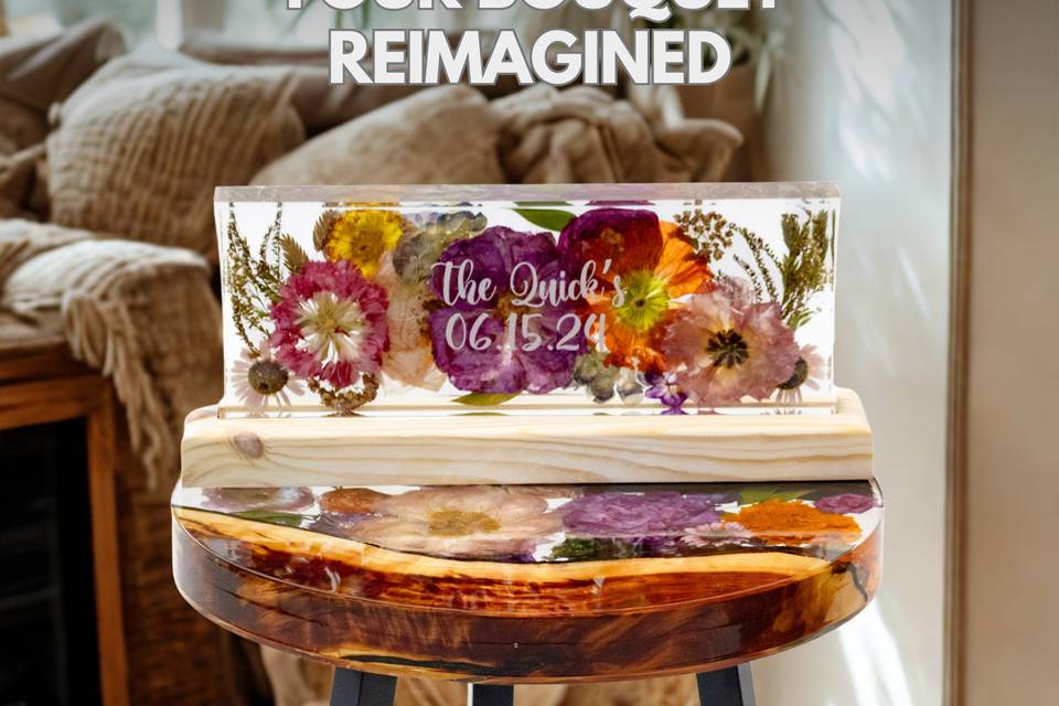 Resin Name Block and Table