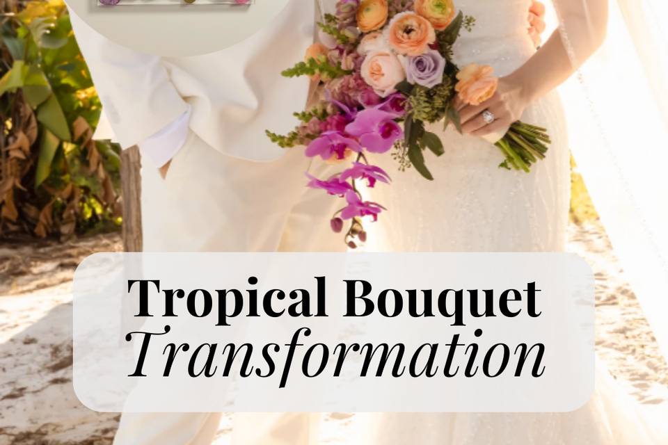 Wedding Bouquet Transformation
