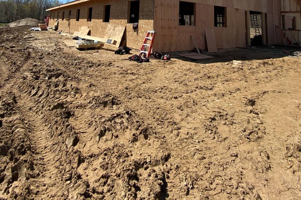 Cedar Barn - week #3 framing