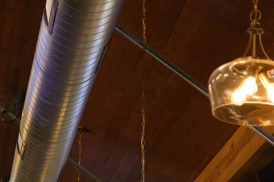 Pendant lighting Cedar Barn