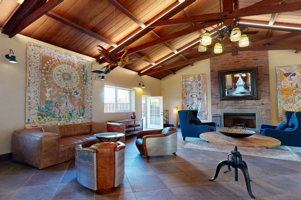 Lobby seating area