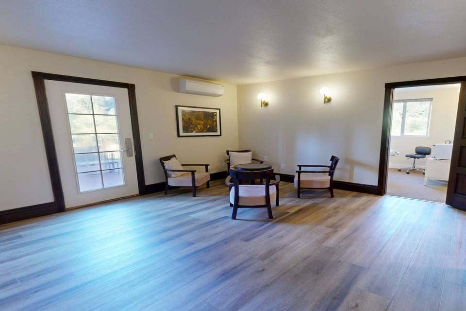 Spa reception area