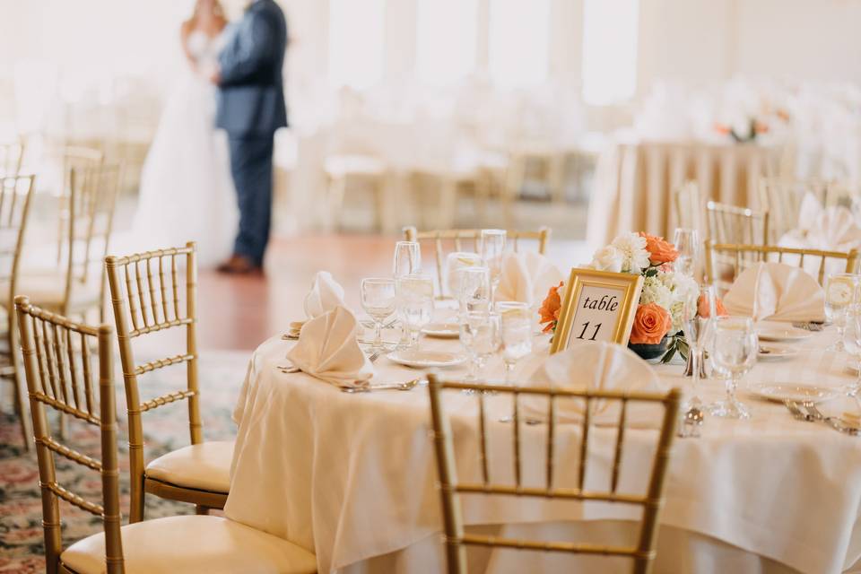 Couple with Table Setting