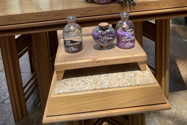 We offer Sand Ceremonies
