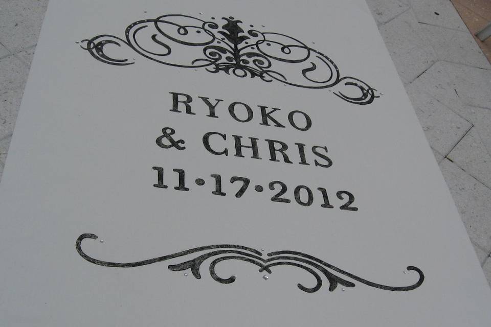 Custom Artistic Aisle Runners