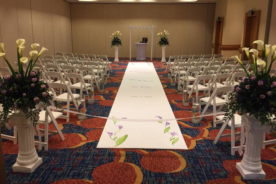 Custom Artistic Aisle Runners