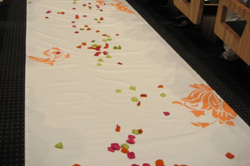 Custom Artistic Aisle Runners