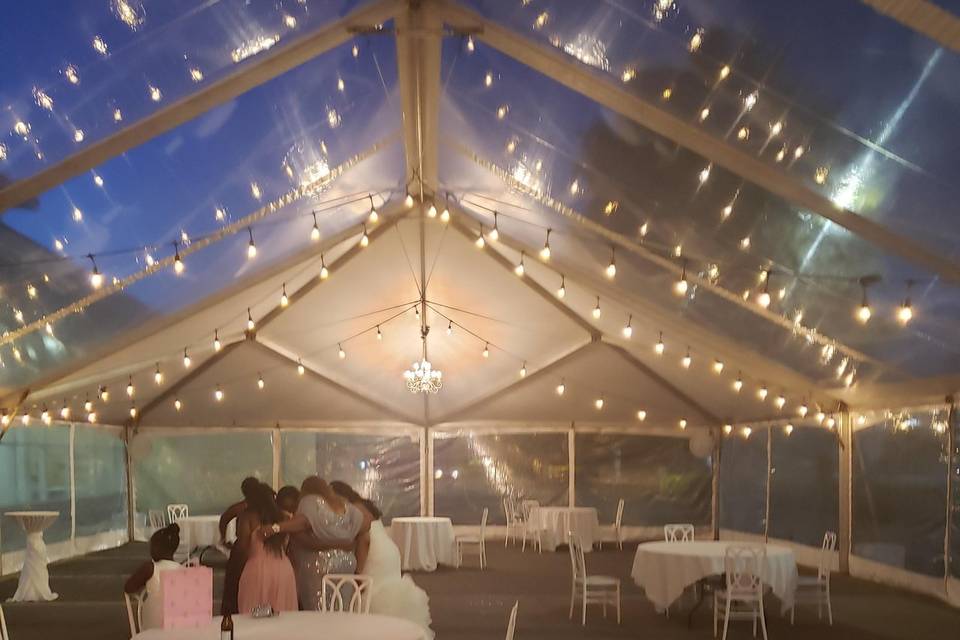 Rented Tent for a Reception