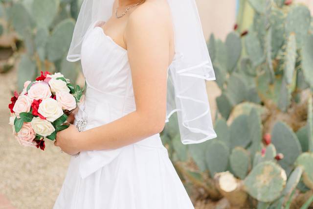 Blushing bride