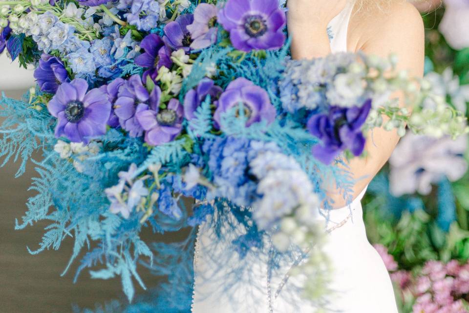 Bride with Floral Details