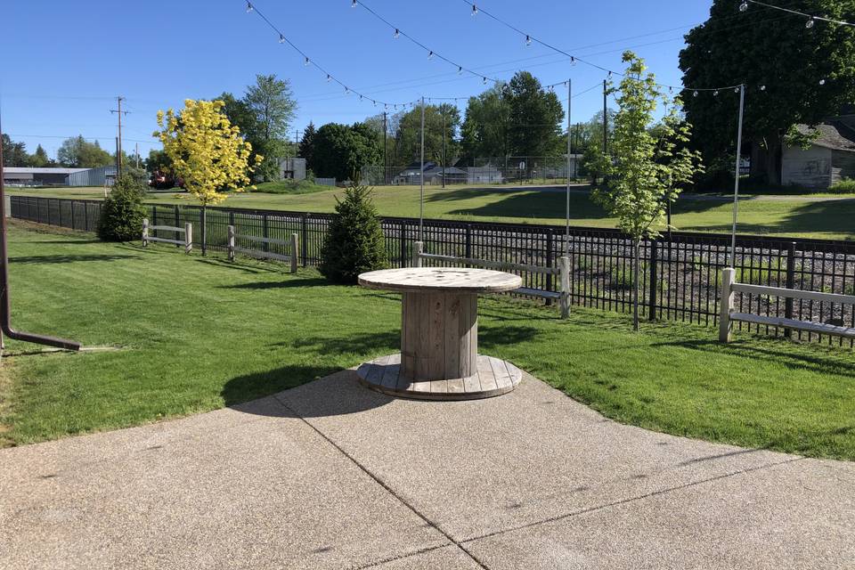 Outdoor Patio behind Venue