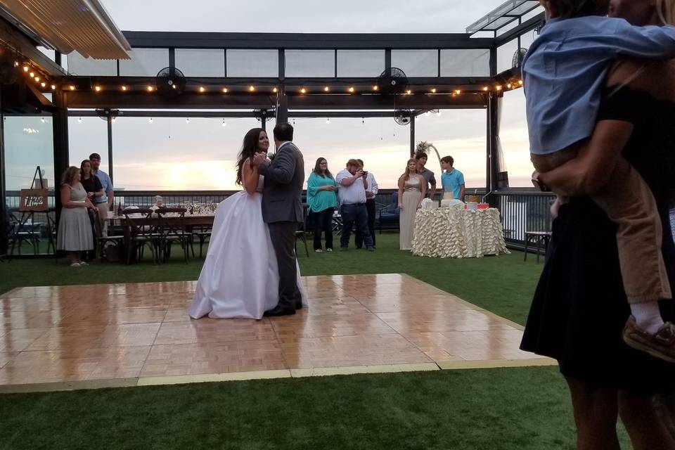 1st Dance with a view