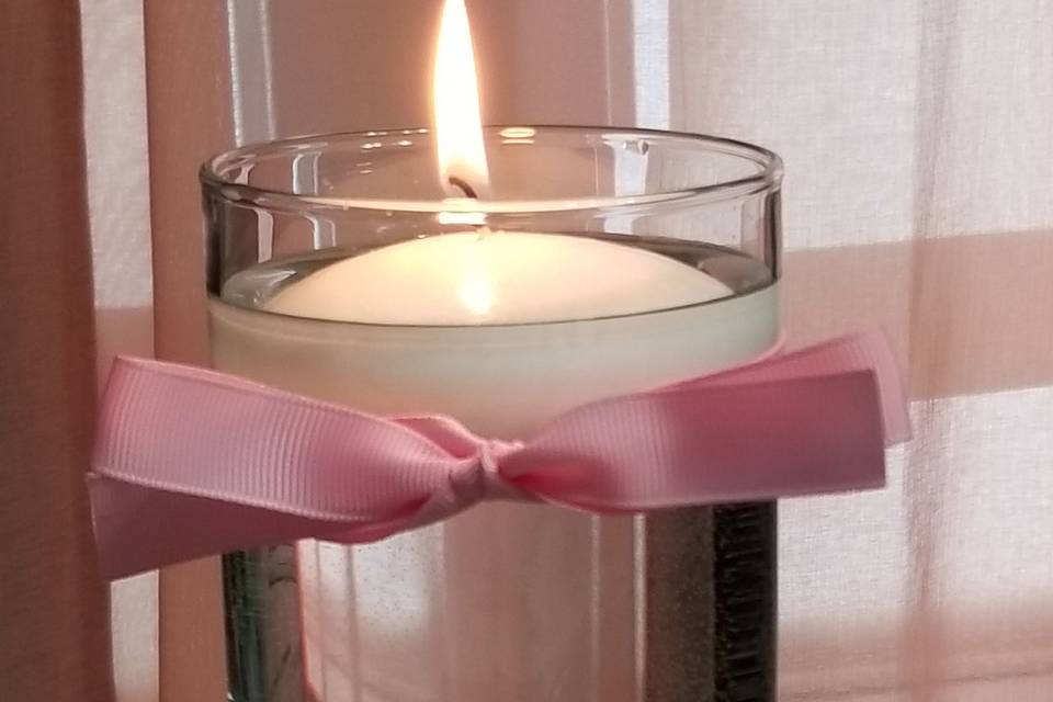 Floating candle centerpiece