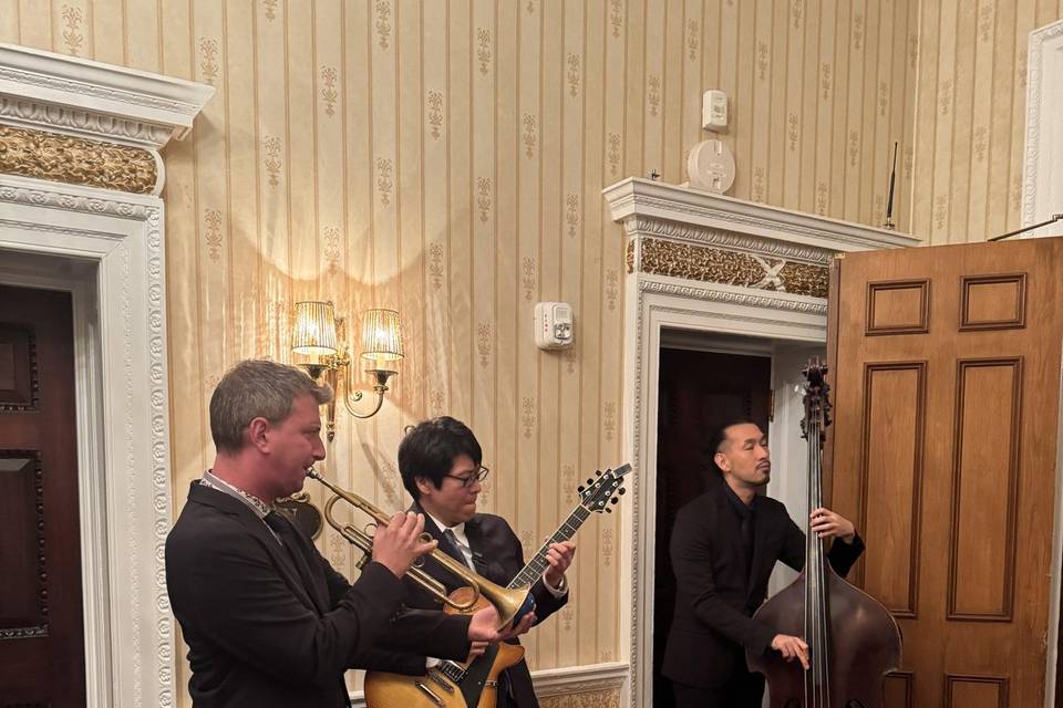 Jazz trio cocktail hour