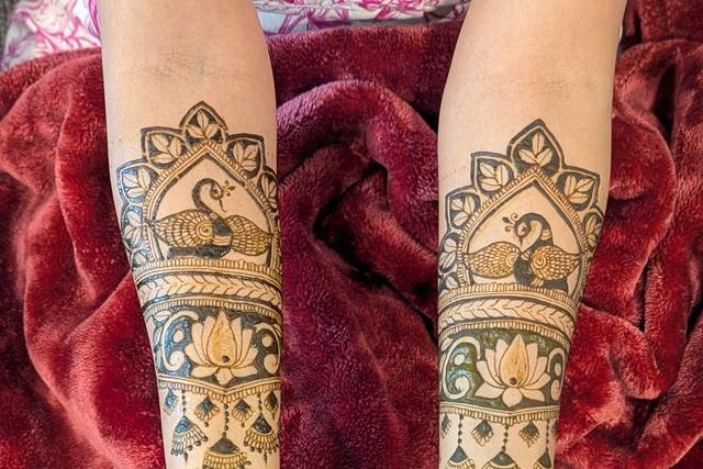 Gorgeous bridal henna