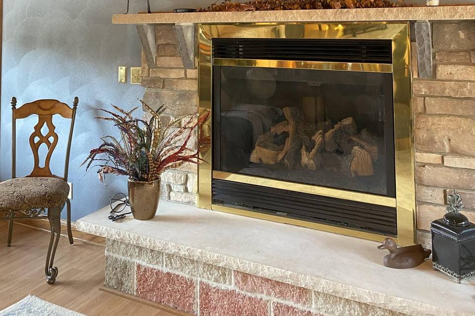 Remote Control Gas Fireplace