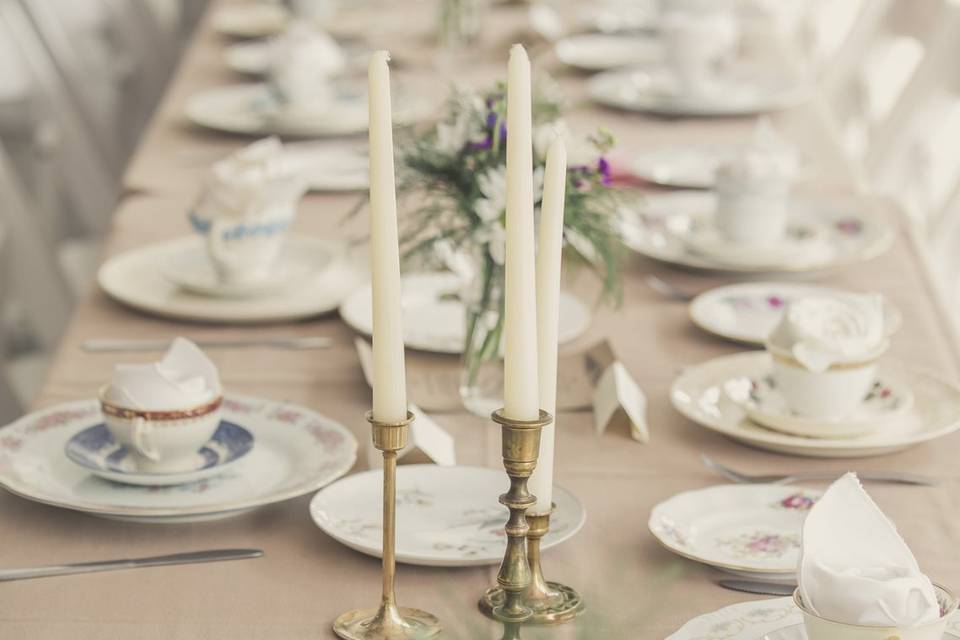 Unique wedding tablescapes