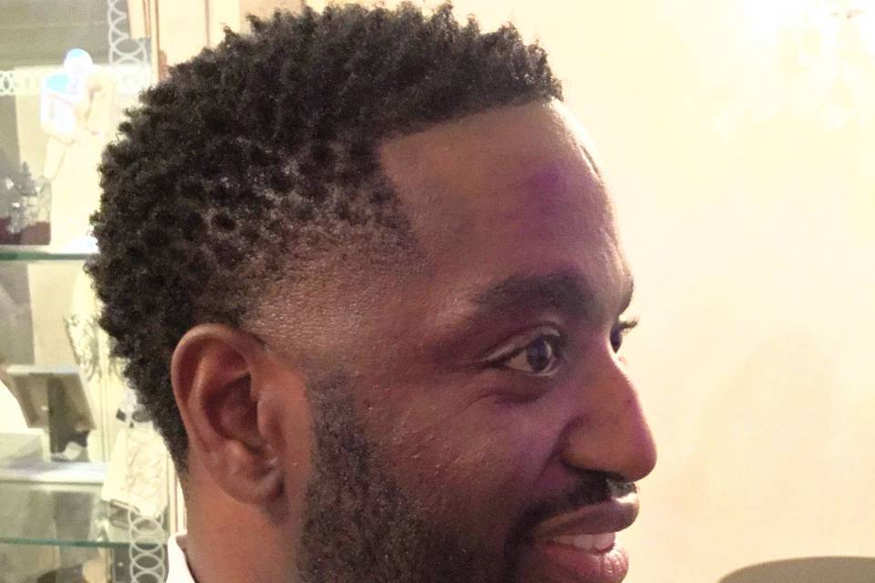 Blowout taper with beard trim
