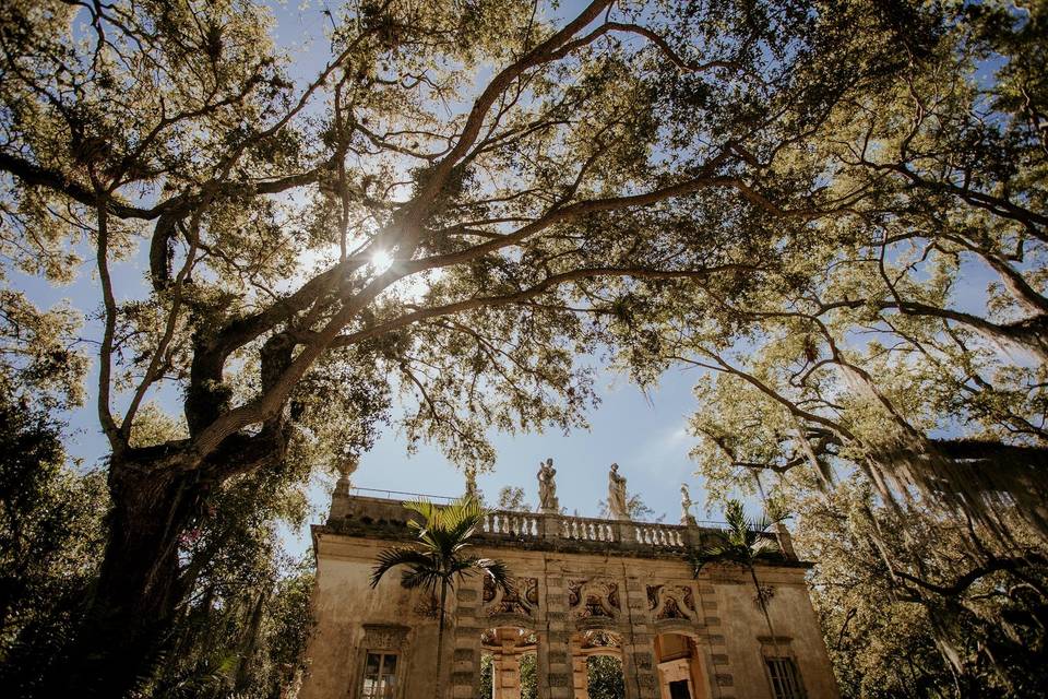 Ceremony location at Vizcaya