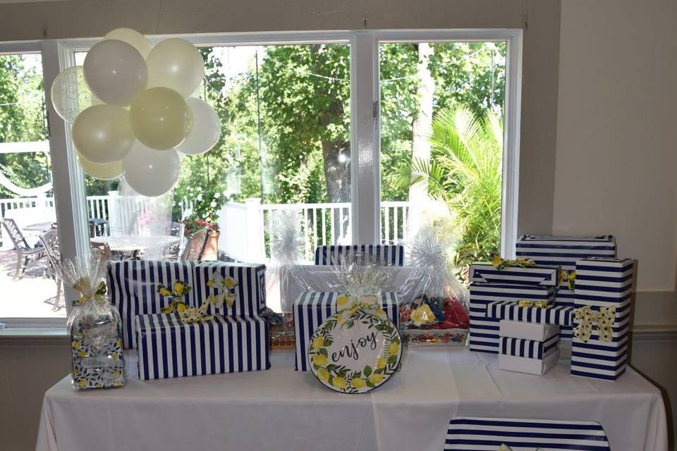 Lemon theme wedding shower