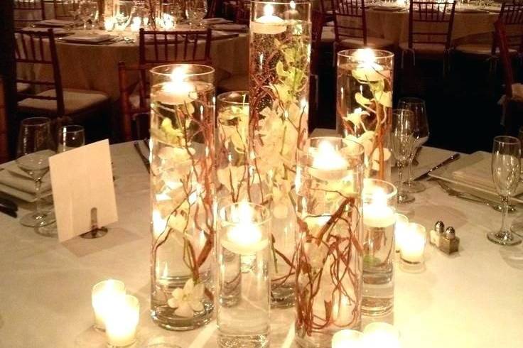 Floating candle centerpiece