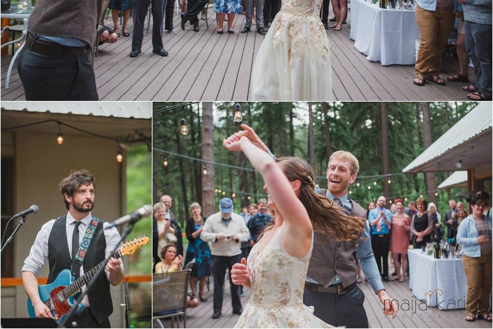 Dancing on the deck