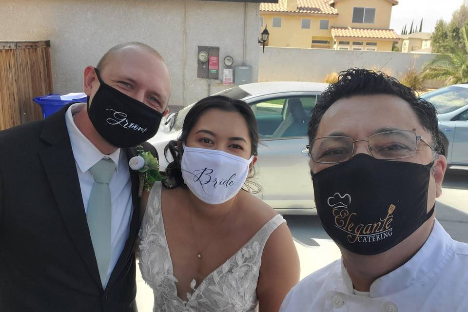 Bride and Groom Selfie!