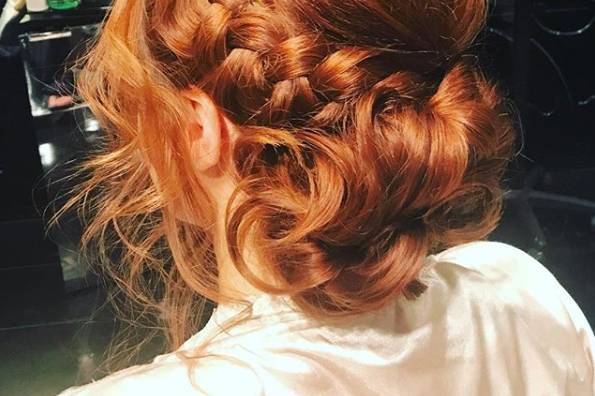 Braided updo