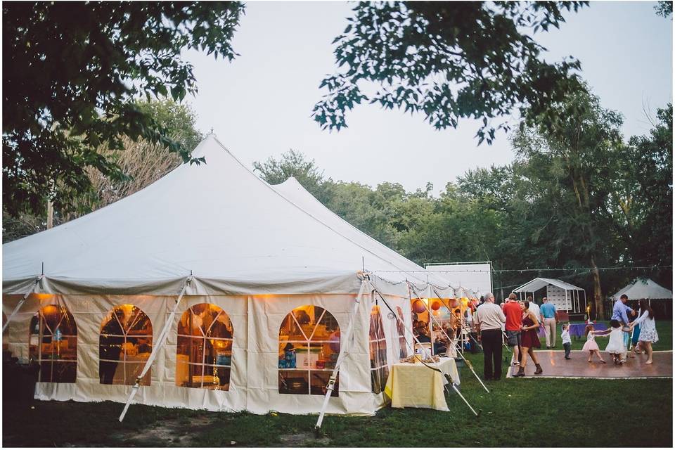 Closed Sided Tent Rentals