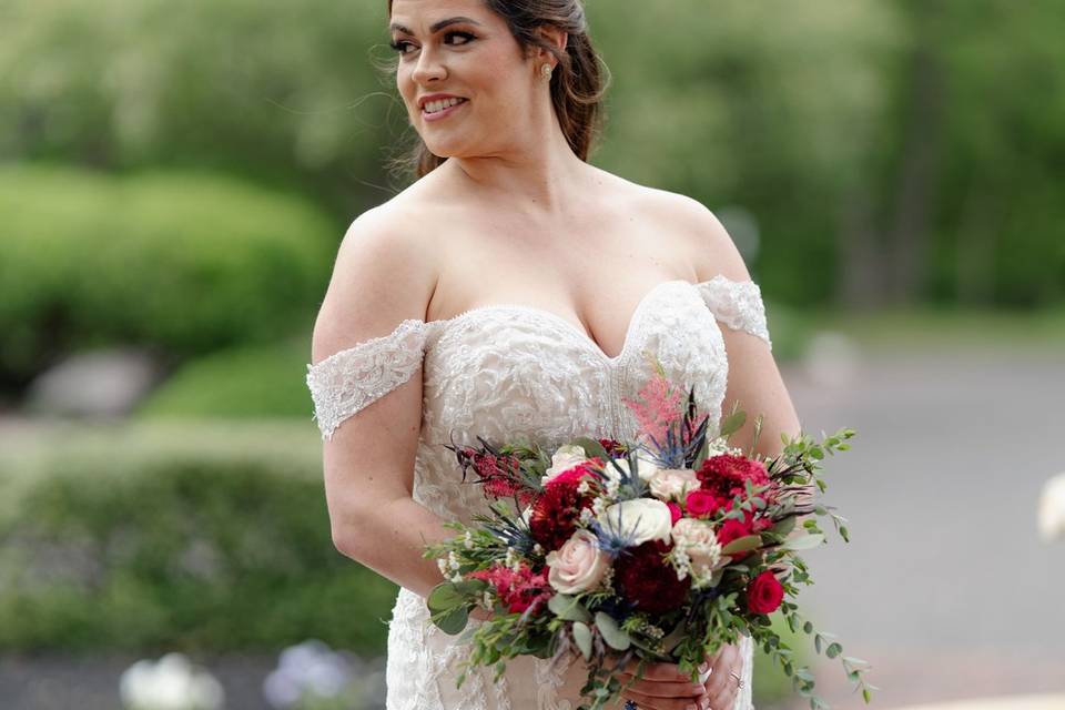 Red and Burgundy Bouquet